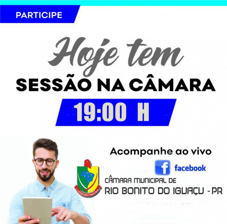 Sessão Ordinária Nº 027-2021 acompanhe ao vivo pela pagina do Facebook.